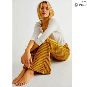 Free People Slim Fit Velvet Flares